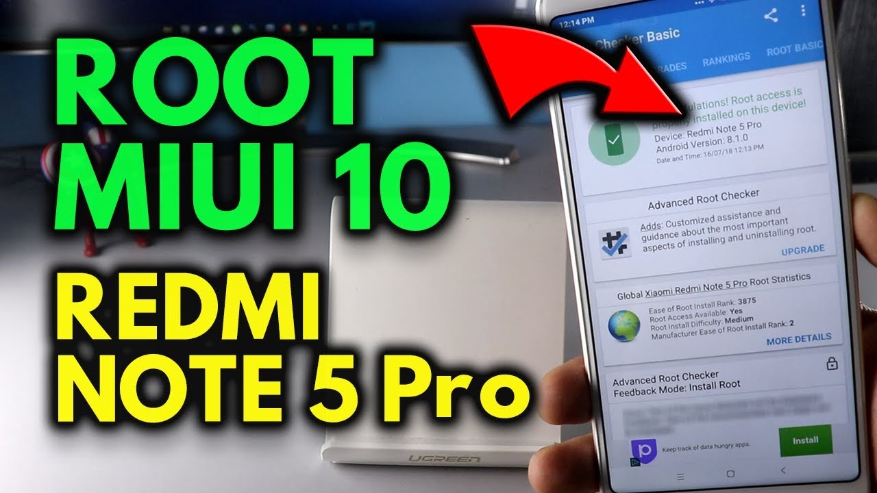 ROOT Redmi Note 5 PRo On MIUI 10 [INSTALL TWRP] - YouTube