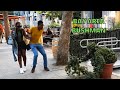 Bushman prank on a summer night out its fun stuff when plants come alive