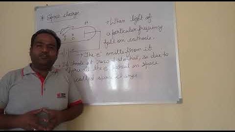 Space charge photo electric effect