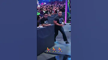 John Cena RUNS During WrestleMania Short 