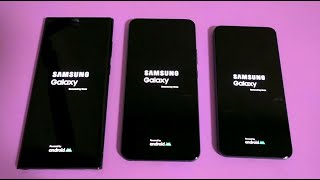 Samsung Galaxy S22 Ultra vs Galaxy S22 Plus vs Galaxy S22 Bootanimations