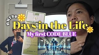 My First CODE BLUE and Received My First DAISY Nomination | New Nurse Vlog #medsurg #nurselife #rn