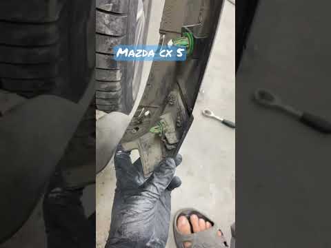 Как снять задний бампер Mazda cx5