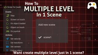 How To Multiple Level in 1 scene. Max2d Tutorial. @SiDeOFgaming447 