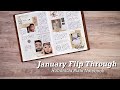January Flip Through / Hobonichi Plain Notebook / 2021 / Chatty