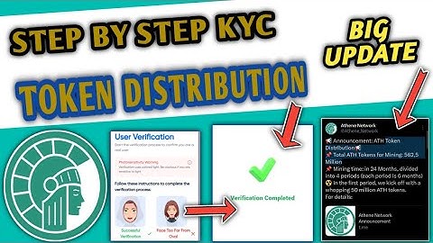 ATHENE NETWORK KYC & TOKEN DISTRIBUTION BiG Update Step by step guide || ATHENE withdrawal ||