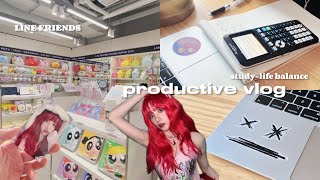 waking up at 5AM PRODUCTIVE vlog🥀Yuqi pop-up unboxing, MacBook decorating, teaching, school day