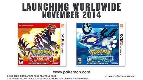 Pokémon Omega Ruby and Pokémon Alpha Sapphire -- November 2014!