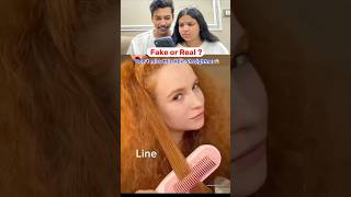 Trying this viral hair straightening brush 😱✨ #shorts #hairstraightner #hairstyle #productreview