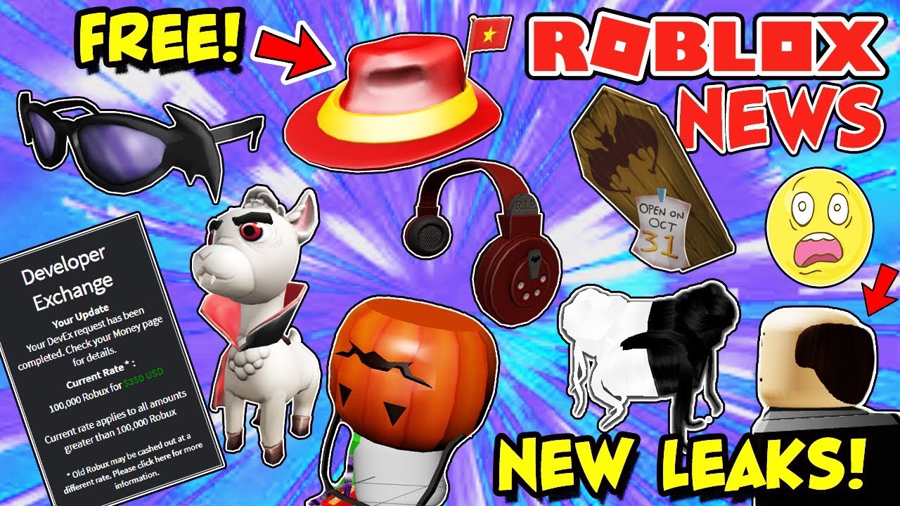 Roblox News Free International Fedora Vietnam New Leaks Items Devex Rate Change Youtube - this hat leaked the new robux currency