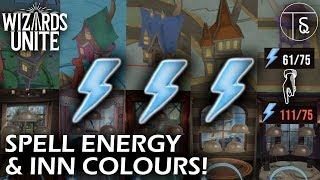 SPELL ENERGY TIPS & inn colours explained in Harry Potter: Wizards Unite