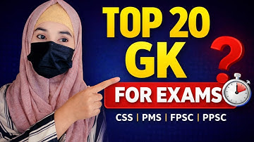 Top 20 Most Repeated GK Questions for PPSC, FPSC, CSS & PMS  | Guaranteed MCQs