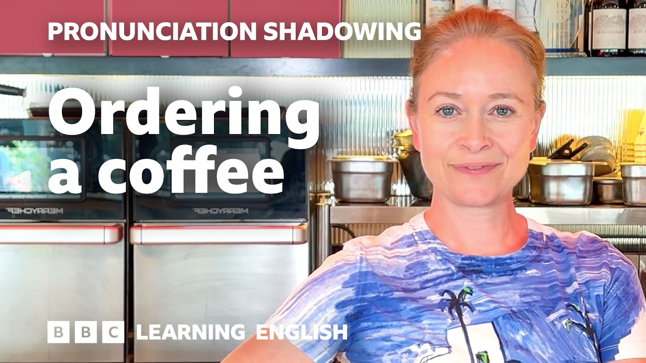 👄 Coffee shop dialogue | Pronunciation Shadowing