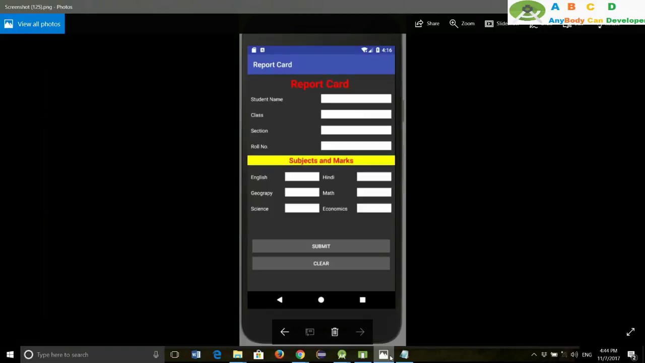 Linear Layout with Horizontal and Vertical Orientation in the android studio  part-1 - YouTube