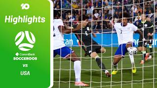 Australia vs USA - Precursor To Their World Cup Match! Socceroos 2025 Friendly Highlights