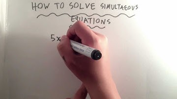 Maths in Minutes- How to Solve Simple Simultaneous Equations in Under a Minute