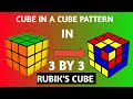 How to make cube in a cube pattern| how to make cube in a cube pattern in rubik's cube