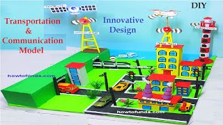 transportation and communication model for science project exhibition | future smart | howtofunda