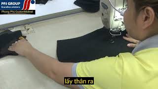 MH F14200229 May 2 túi sau lên thân  + gắn nhãn cờ | PPGM