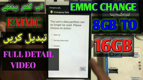 Huawei Honor 4c (CHM-U01)Emergency Data/Hang On Logo/dead Repair/Emmc Change 8Gb To 16Gb Full Detail