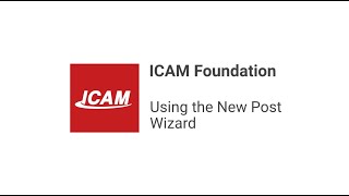 Using the New Post Wizard