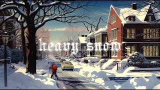 Heavy Snow ⛄ Vintage Winter Music ❄ Vintage Christmas Music playing another room [ chill - relax ]