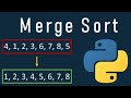 Merge Sort In Python Illustrated (With Example And Code)