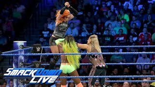 Naomi \& Becky Lynch vs. Natalya \& Carmella: SmackDown LIVE, Aug. 22, 2017