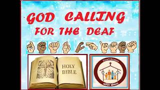GOD CALLING MAY 25 GOD SPEAKING in ASL God's Word- #religion #biblestudy #signlanguage #deaf