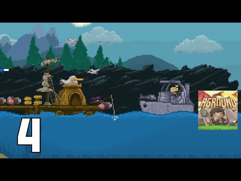Aground #4 | Исследую новый остров и строю моторную лодку