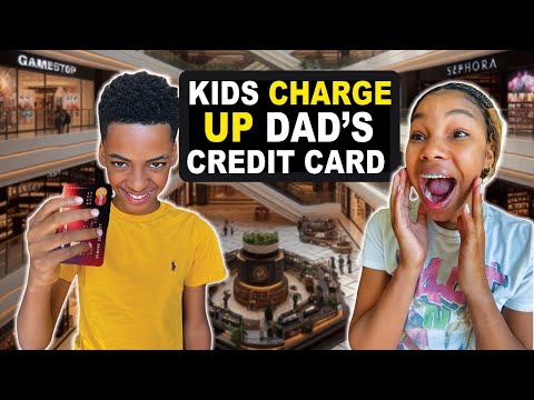 SPOILED KIDS Charge UP Dads Credit Card