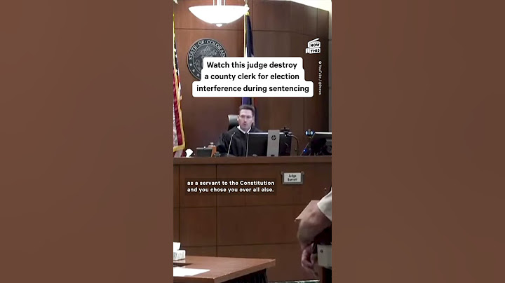 Former Colorado County Clerk Sentenced for Election Interference