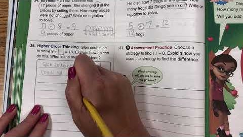 Envision Math 1.8 Problem Solving