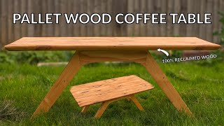 Scrap Pallet Wood Coffee Table  Learning by making mistakes!