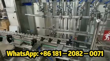 8 heads filling capping machine for liquid syrup Automatic Servo Controlled filler caps elevator