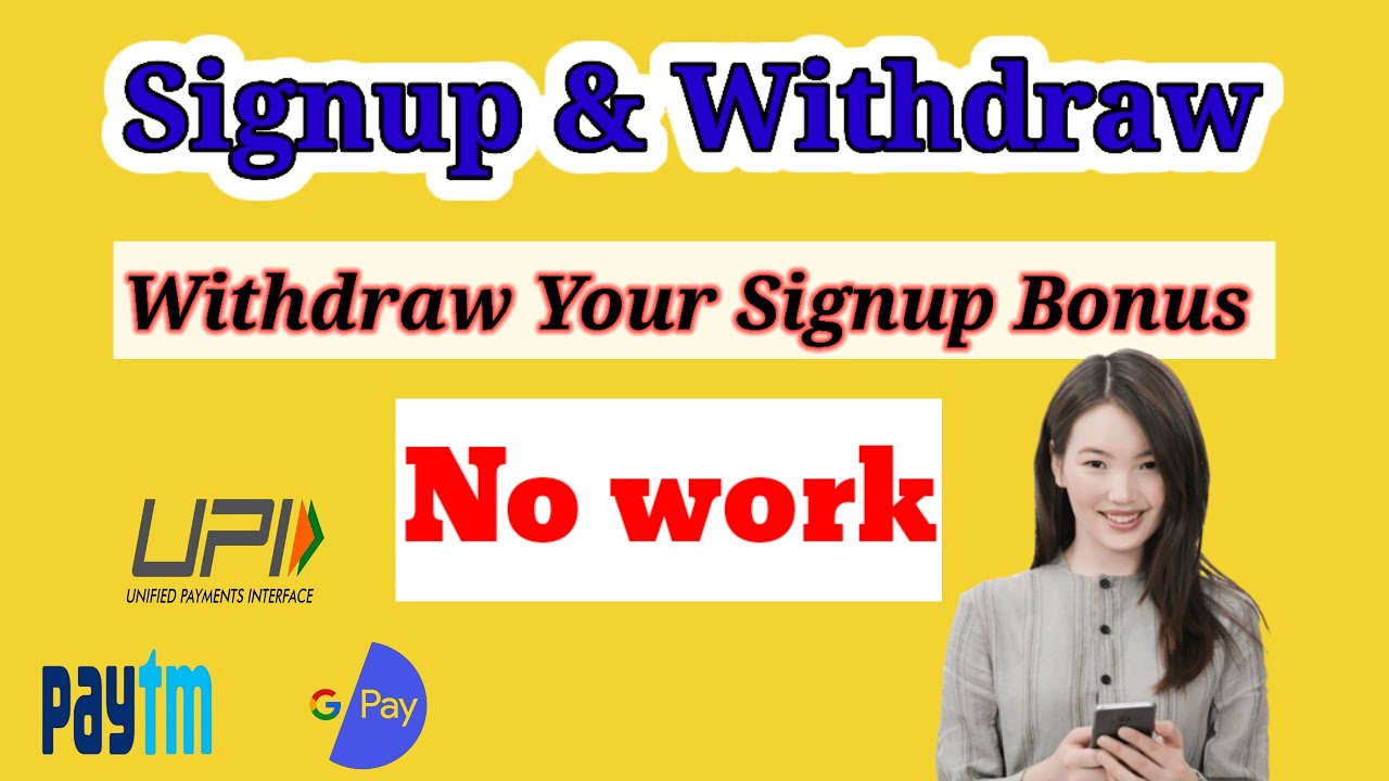 🔴Withdraw your Signup bonus //Instant withdrawal //Live withdraw👉//Best