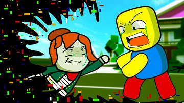 FNF Corrupted “SLICED” But Everyone Sings It | Annoying Orange x Roblox Noob x FNF Animation Part 2