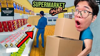 CÁI LƯNG CỦA TÔI ĐỠ ĐAU KHI CÓ ANH NHÂN VIÊN MỚI NÀY !! | Supermarket Simulator #3