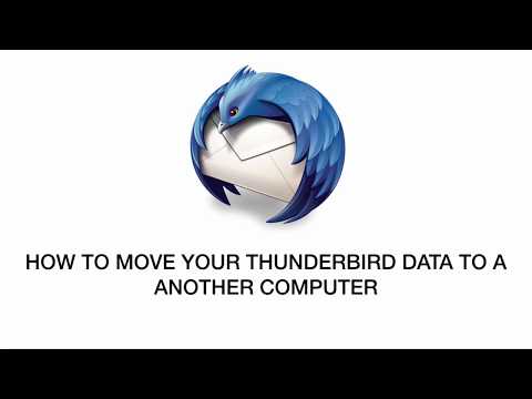 Video: Cum mut Thunderbird pe un computer nou?