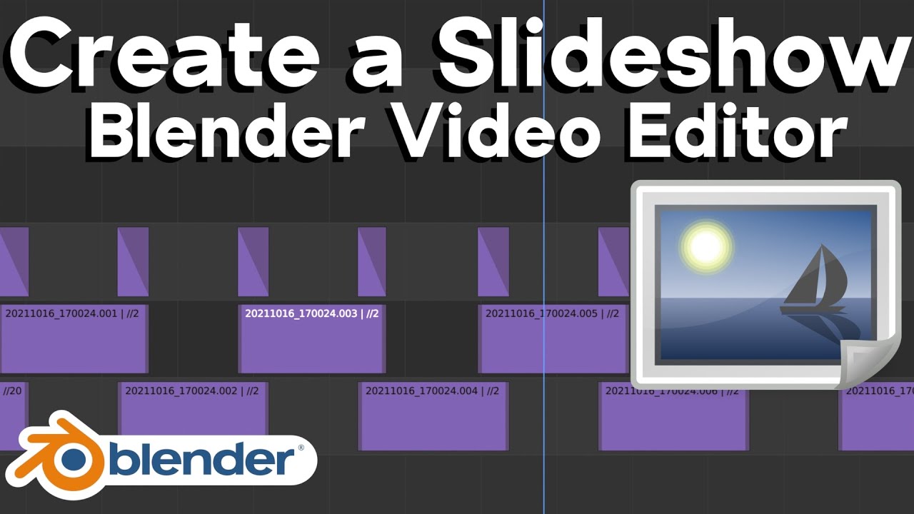 Create A Slideshow In Blender'S Video Editor (Tutorial)