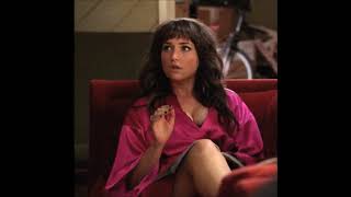 Milana Vayntrub busty in pink robe!  VIDEO LOOP!