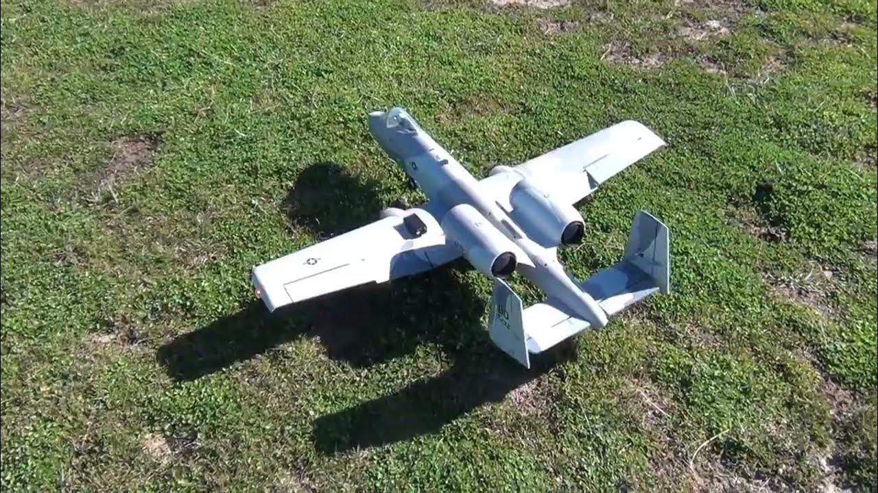My A10 model aircraft Crash. YouTube