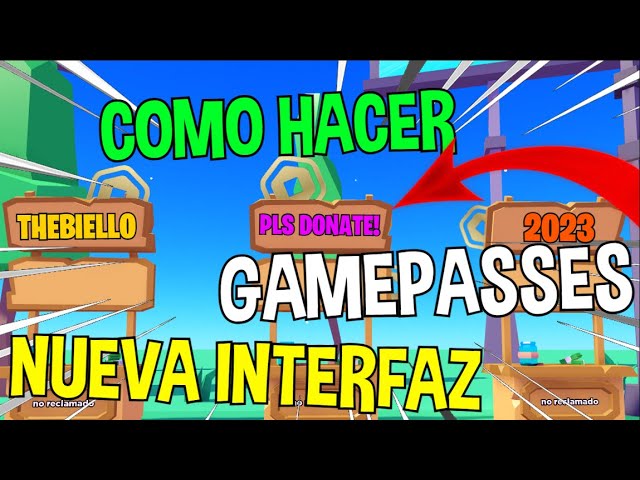 😎 CÓMO CREAR GAME PASS DESDE TU CELULAR