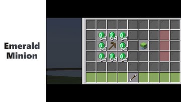 How to Make a Emerald Minion in Minecraft Hypixel