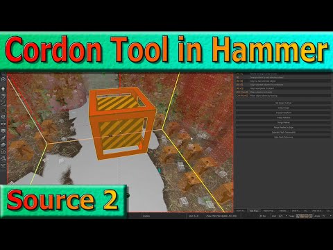 How to use the Cordon Tool, Counter-Strike 2, Source 2 guide, CS2 Hammer Tutorial.