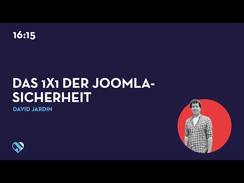 JD19DE  - Das 1x1 der Joomla-Sicherheit