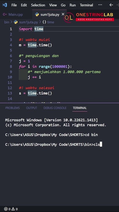 BELAJAR C++ - LEBIH CEPAT C++ ATAU PYTHON? - YouTube