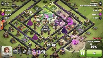 Clash of clans biggest de raid 6825!!! by Funder Dark elixir!!