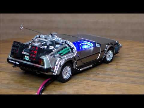 Custom Lighted 'Back To The Future' DeLorean
