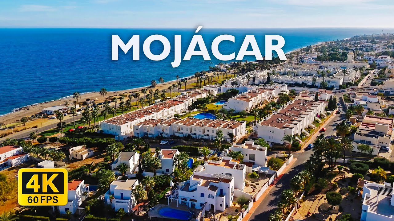 МОХАКАР с дрона (4K) | Пляж Mojácar, Playa el Sombrerico, Torre del Pirulico | House Mix 2025